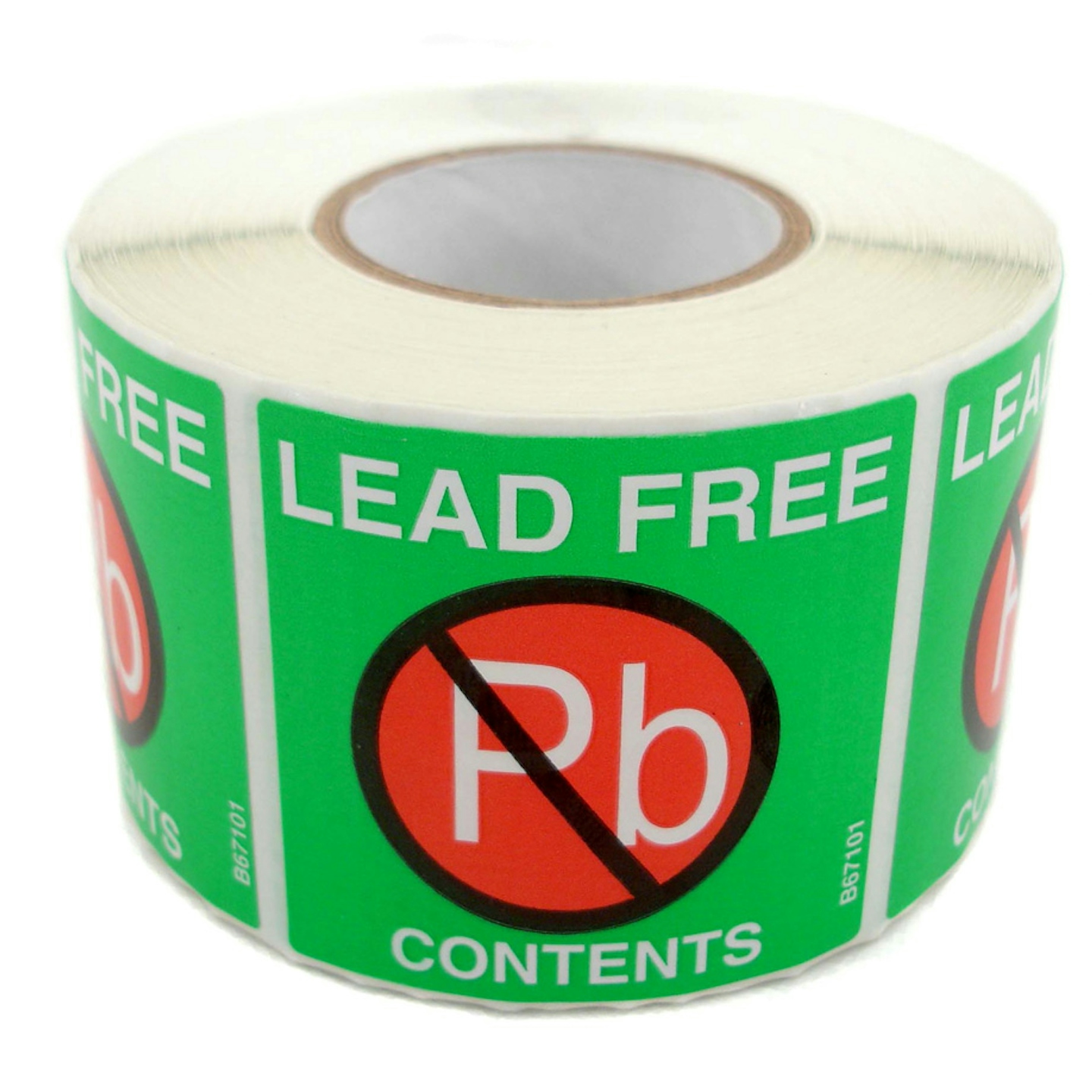 Lead Free Contents Label Roll